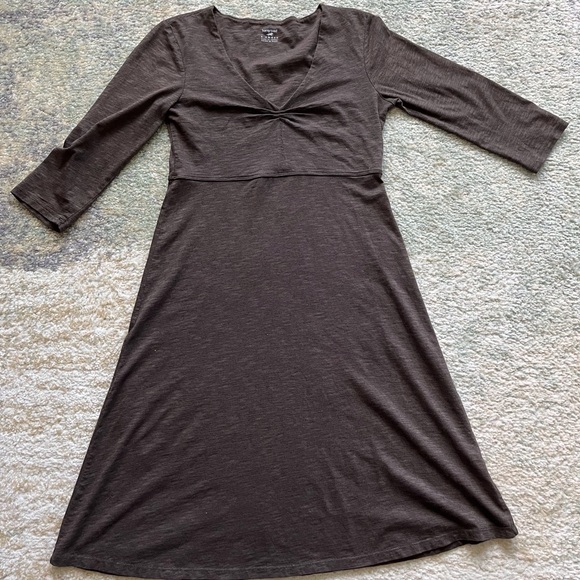Toad & Co Rosalinda Brown Dress - Picture 5 of 8